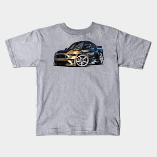 Ford Mustang RTR DeNofa Drift Car Kids T-Shirt